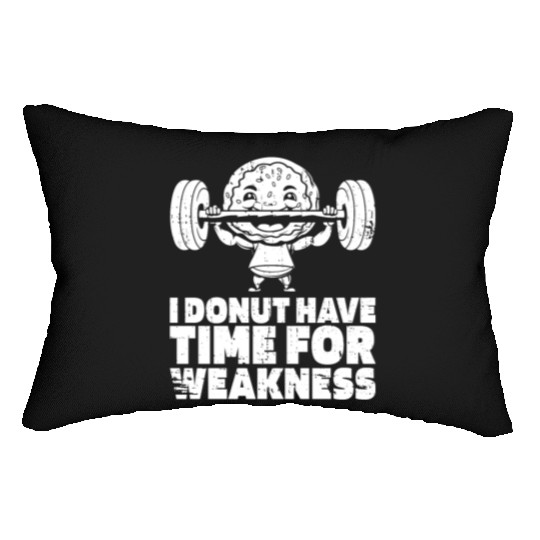Fitness Donut Funny Donut Gym Lumbar Pillows