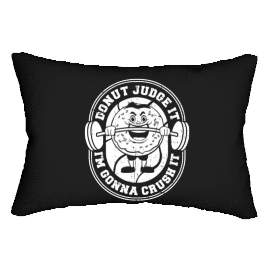 Fitness Donut Funny Donut Gym Lumbar Pillows