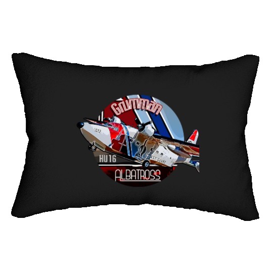 Grumman HU-16 Albatross Coast Guard Aircraft Lumbar Pillows