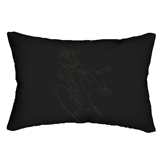 A Barrel Racing Lumbar Pillows