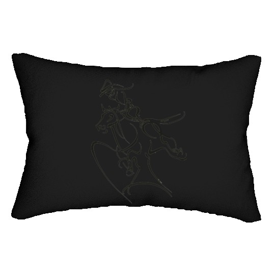 A Barrel Racing Lumbar Pillows