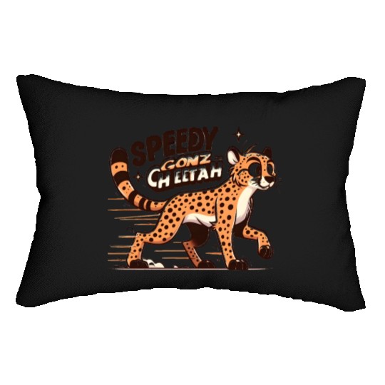 Cheetah: Speedy GonzCheetah Lumbar Pillows