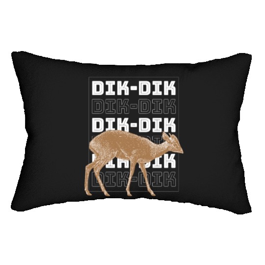 Dik Dik African Antelope Lumbar Pillows