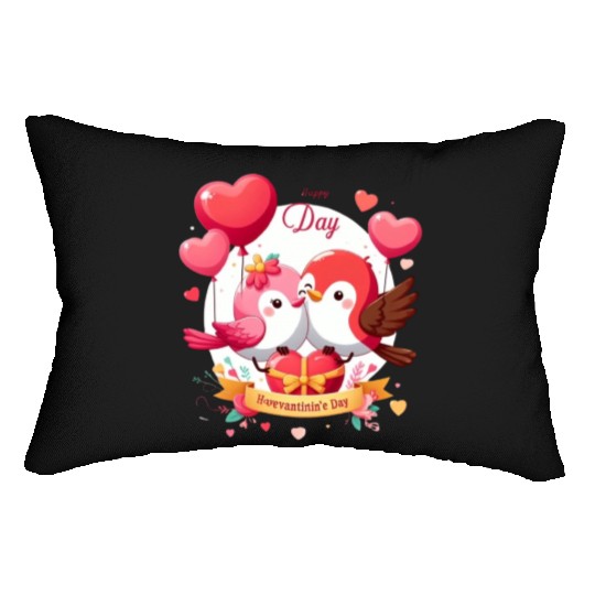 Valentine Day Simpl Lumbar Pillows
