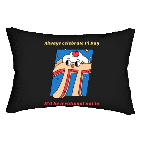 Mathematics Pi Day Lumbar Pillows