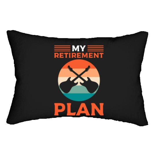 My Retirement Plan Guitar Tech Lumbar Pillows