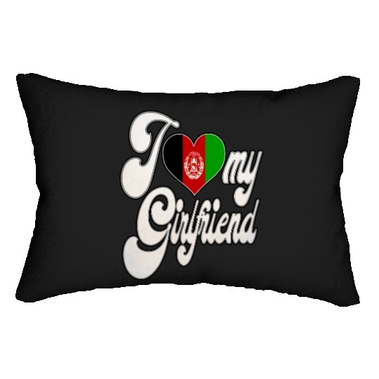 AfghanI Love My Afghanistan Girlfriend Lumbar Pillows