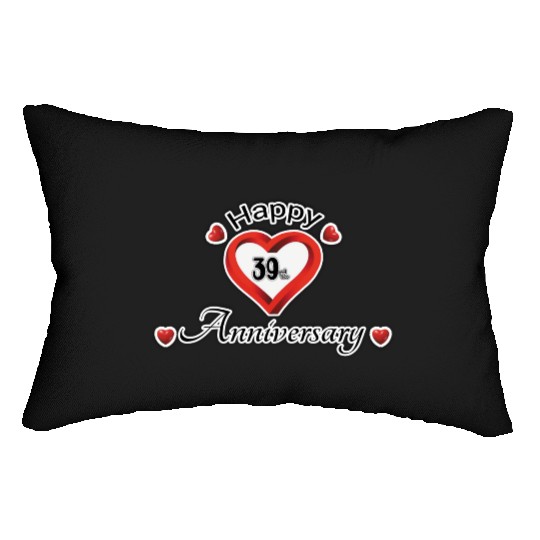 anniversary 39th Lumbar Pillows