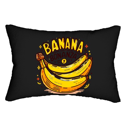 Banana: Banana Bonanza Lumbar Pillows