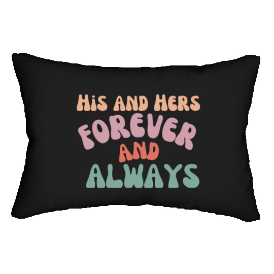 His and Hers Lumbar Pillows