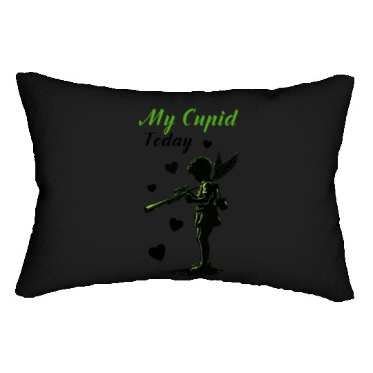 February 14, my cupid today. Lumbar Pillows