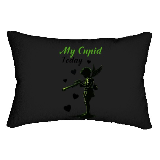 February 14, my cupid today. Lumbar Pillows
