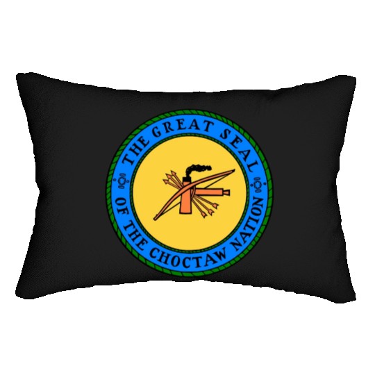 The Great Seal of Choctaw Nation of Oklahoma Lumbar Pillows