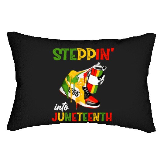 Stepg Into Junenth 1865 Pride Black African Americ Lumbar Pillows