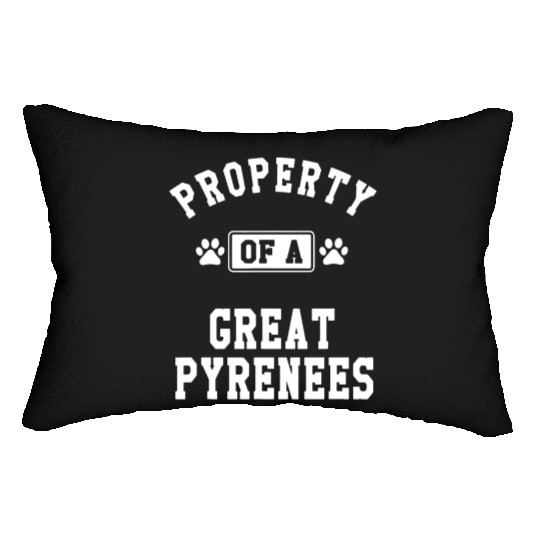 Property of Great Pyrenees Lumbar Pillows