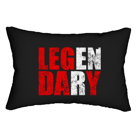 leg day gym funny workout bodybuilding Lumbar Pillows