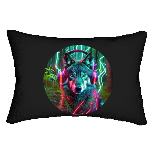 Electric Wilderness Glow 1 Lumbar Pillows