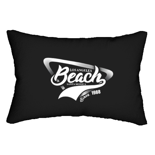 Los Angeles Beach Lumbar Pillows