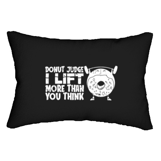 Fitness Donut Funny Donut Gym Lumbar Pillows
