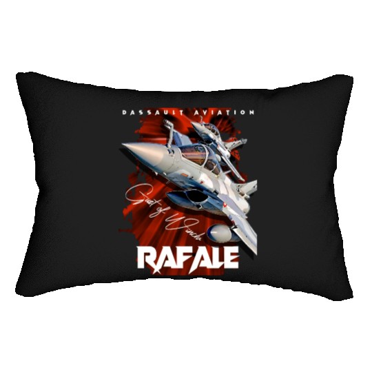 Dassault Rafale French Fighterjet Aircraft Lumbar Pillows