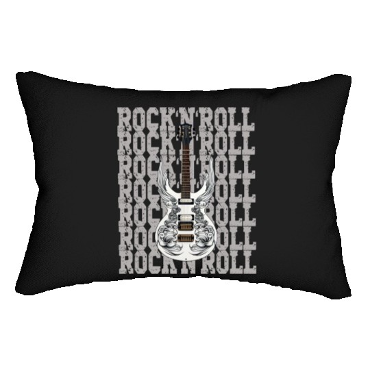 Rock and Roll Guitar Wings Lumbar Pillows