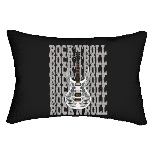 Rock and Roll Guitar Wings Lumbar Pillows