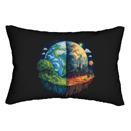 Lets not the planet Lumbar Pillows