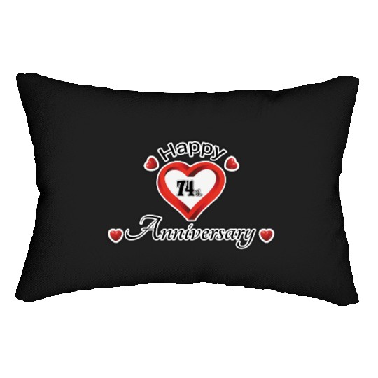anniversary 74th Lumbar Pillows