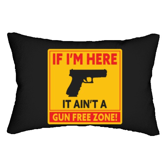 Gun Lover 2nd Amendment Pro Gun Gun Control Lumbar Pillows