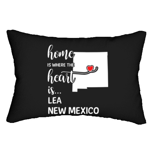 Lea County New Mexico Is Where My Heart Is Gift Lumbar Pillows