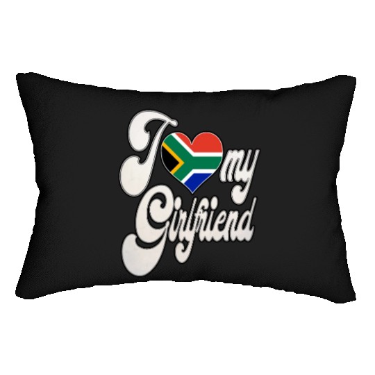 uploadedI Love My South African Girlfriend Lumbar Pillows
