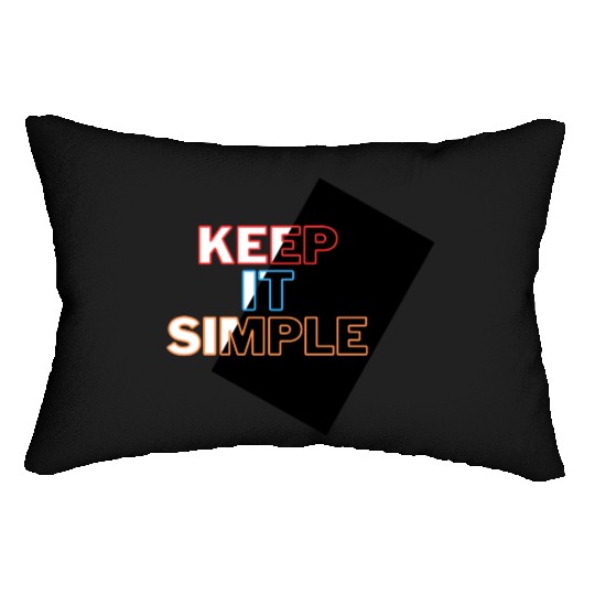 Minimalist Mastery: Keep It Simple Apparel Lumbar Pillows