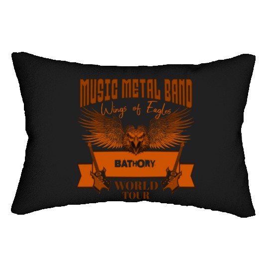 wings of eagles world tour BATHORY Lumbar Pillows