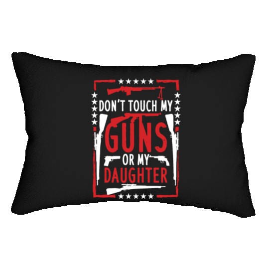 Guns 2nd Amendment Second Amendment Pro Gun Lover Lumbar Pillows