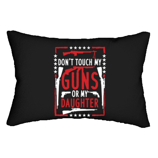Guns 2nd Amendment Second Amendment Pro Gun Lover Lumbar Pillows