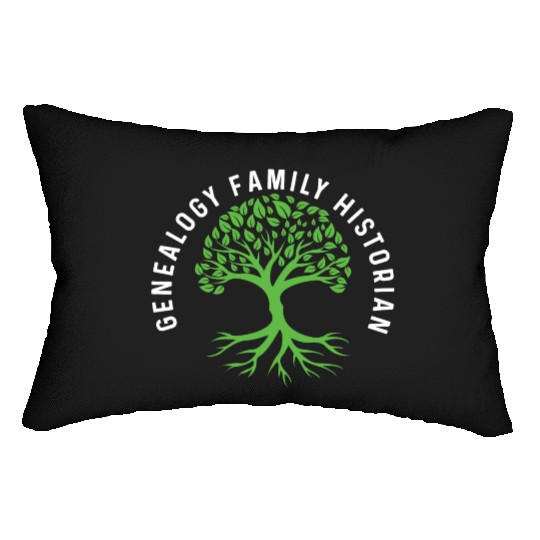 Genealogy Family Historian Archaeologist Gift Lumbar Pillows