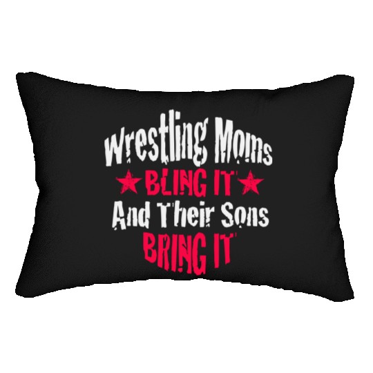 Blink it Wrestling Mom Passion Is Gift Lumbar Pillows