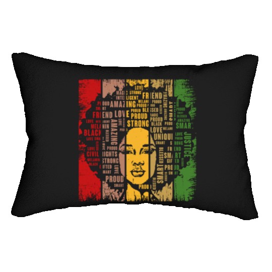 Black History Month Gift African American Lumbar Pillows