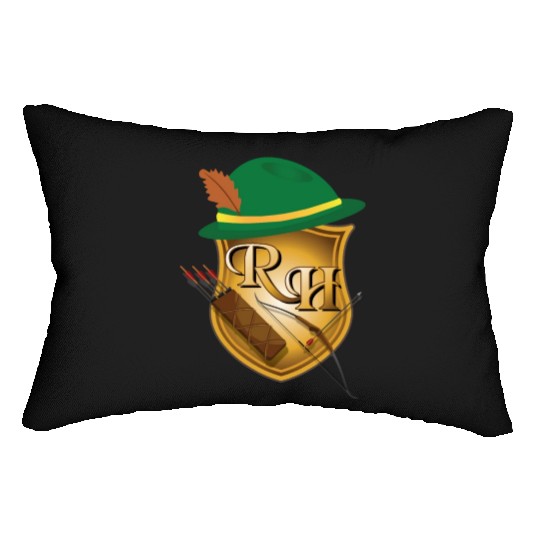 Robin Hood the Archer (and His Items) R&H letters Lumbar Pillows