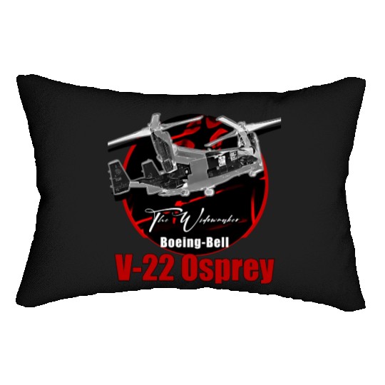 V22 Osprey Us Air Force Hybrid Aircraft Lumbar Pillows