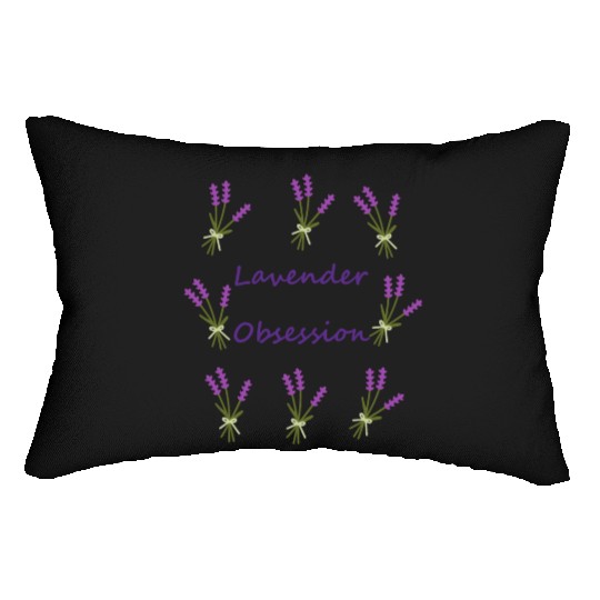 Aromatherapy Lavender Obsession Lumbar Pillows