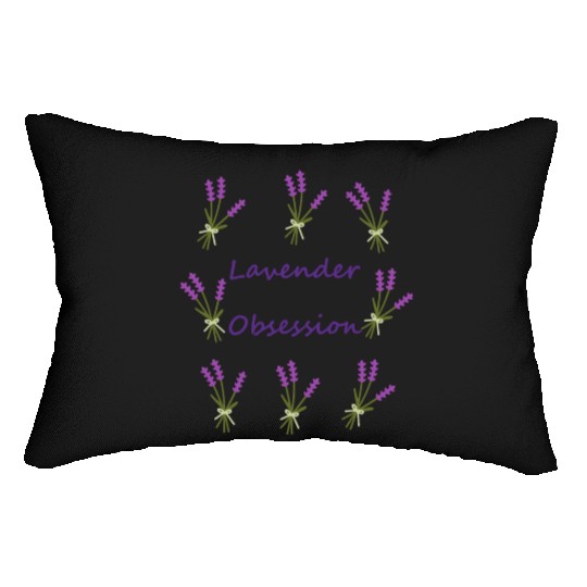 Aromatherapy Lavender Obsession Lumbar Pillows