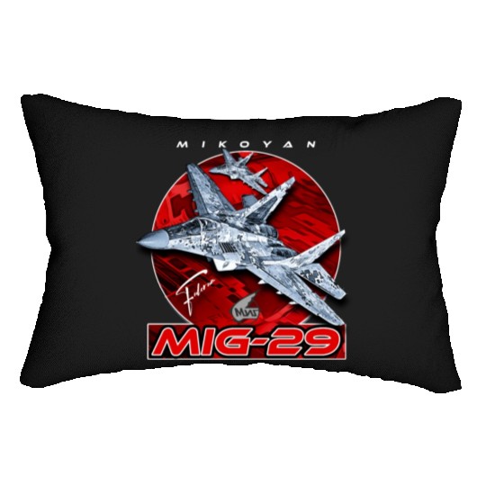 MIG-29 Soviet Union Air Superiority Jet Fighter Lumbar Pillows