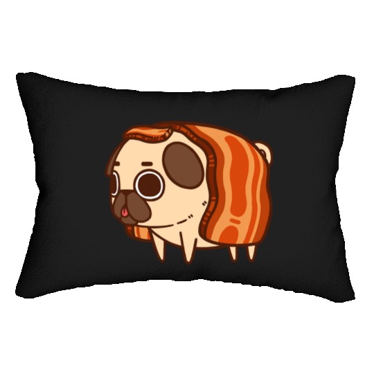 Bacon Square Lumbar Pillows