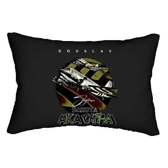 Douglas AKA C-47 Dakota Skytrain Military Version Lumbar Pillows