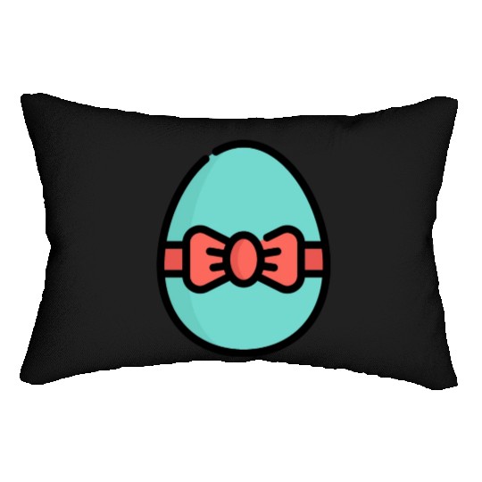 Colorful Easter Egg Lumbar Pillows