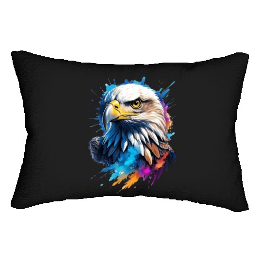 Extreme absurd fantastic eagle Lumbar Pillows
