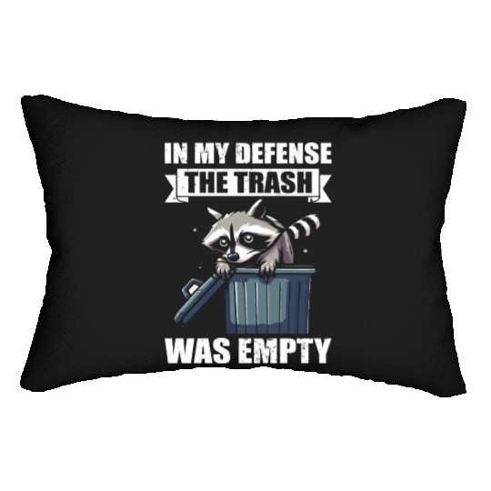 Funny Raccoons Trash Panda Racoon Lovers Lumbar Pillows