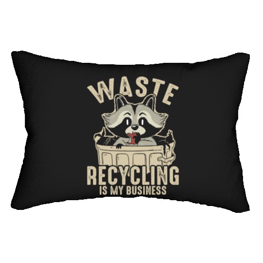 Funny Raccoons Trash Panda Racoon Lovers Lumbar Pillows