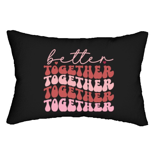 Harmonious Unity : Better together Lumbar Pillows